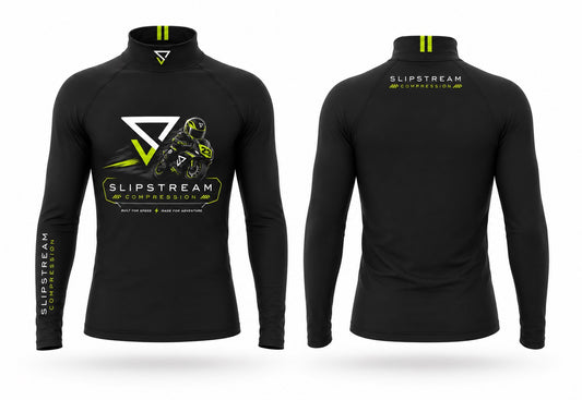 Kids Slipstream Compression Motorbike Logo Base Layer